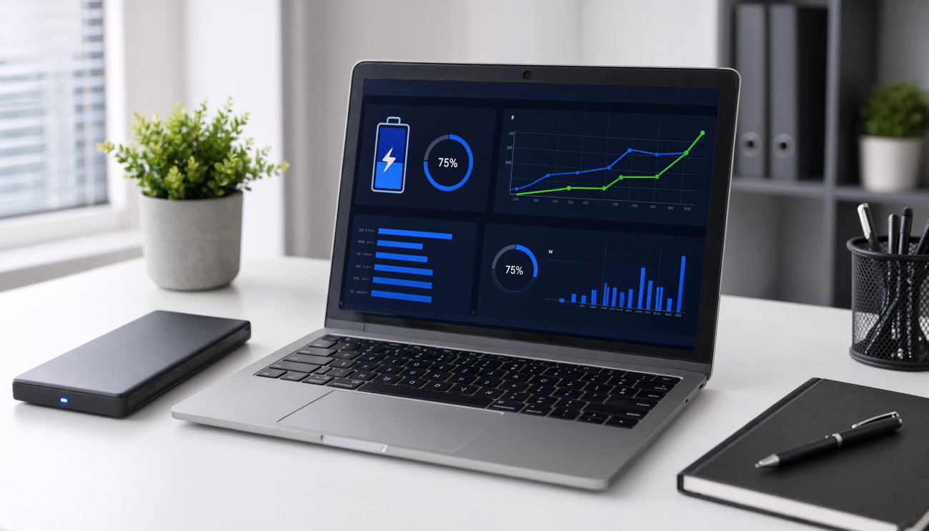 how to check battery health in used laptop